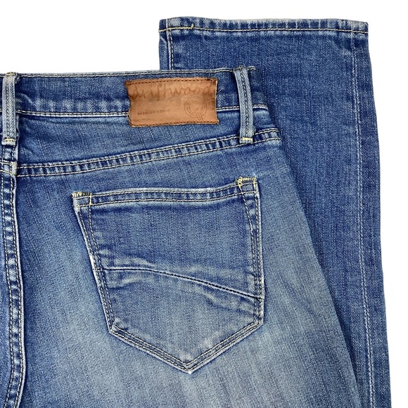 Driftwood Audrey Embroidered Straight Leg Jeans - Picture 6 of 13